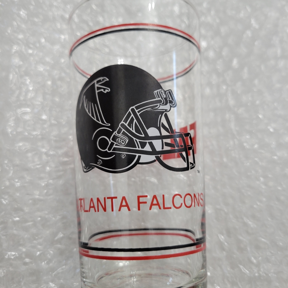NFL Atlanta Falcons Glass - Black and Red